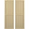 Ekena Millwork Americraft 5-Board Exterior Wood 2 Equal Panel Framed Board-n-Batten Shutters, ARW101BF518X71NTH, PR ARW101BF518X71NTH - alternate 1